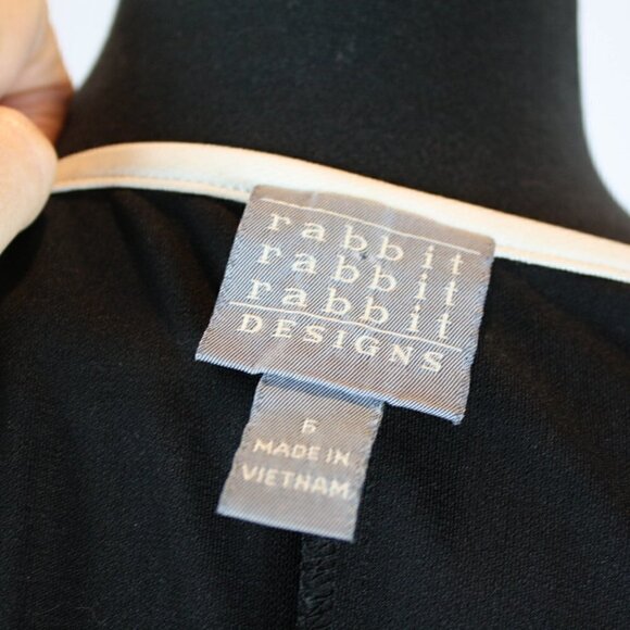 Rabbit Rabbit Rabbit Black White Dress Dro… - Picture 4 of 4